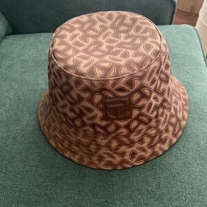 Telfar Jacquard Bucket Hat - Tan Monogram